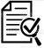 Search Icon on a report board, Audit review, Check List Icon. Vector flat design